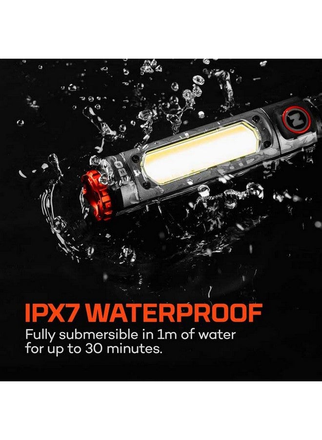 نيبو بيج لاري 600 برو بلس مصباح عمل قابل لإعادة الشحن متعدد الألوان 7.76 x 0.9 x 1.18 ملم NEB-FLT-1033-G - Image 3